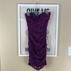 Vintage Y2k Floral Mesh Tube Dress